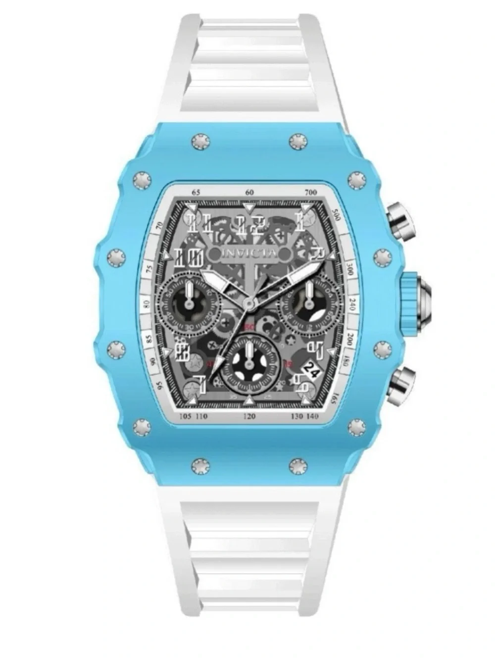 Invicta Racing Valxor Unisex Watch - 40mm, White (69613)
